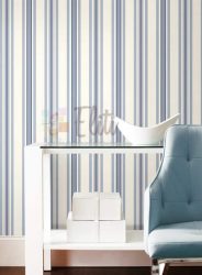 papel de parede Ashford Stripes ambiente 03