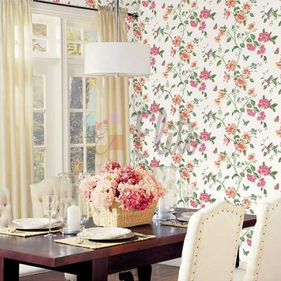 Papel de Parede English Florals ambiente 01